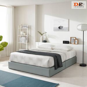 오호 깔판형 인조 가죽 침대 세트 킹 (K) / 평상 평상형 깔판 통깔판 매트리스 매트