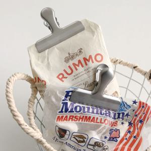 NEW 심플 스텐 주방 밀봉집게 2p세트 백 클립 봉지 과자 집게