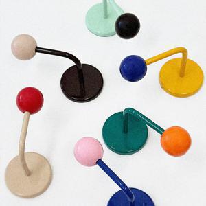 비비 강력 자석 후크 6color 냉장고 마그넷 코트랙 후크 앞치마걸이 무타공 행거