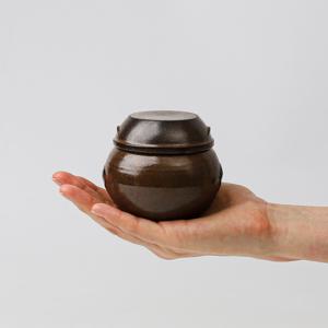 현관 풍수인테리어 소금단지 미니 장독 항아리 1호