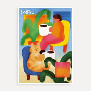 Coffee Time 조이킴 아트 프린트