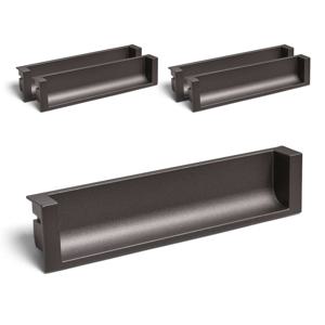 세미 반매입형 가구손잡이 흑니켈 P125 5개