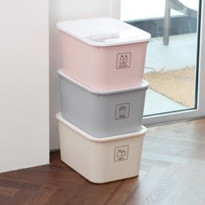 마카롱 모던 프리미엄 분리수거함 2size 6colors