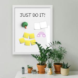 자석형 메모보드 미니칠판 주방 메모 화이트보드 인테리어 30-40cm 화이트몰딩 하얀칠판