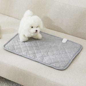 카본 탄소 강아지 고양이 전기방석 라이트그레이 3size