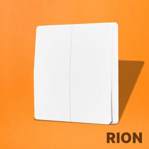 국산 리옹 화이트 매트  단로 2구 스위치 유럽형 융 스타일  호텔형