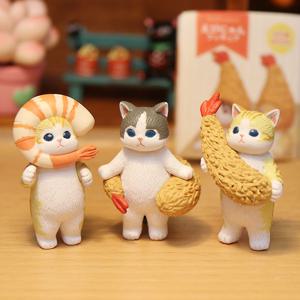 새우튀김 고양이피규어 랜덤 가챠 선물