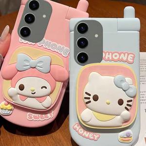 겔 갤럭시 S24 S23 울트라 케이스 귀여운폴더폰