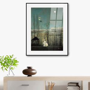 1103앙리루소-카니발 이브닝/캔버스아크릴 매트액자 모던풍경명화 거실 사무실 개업선물