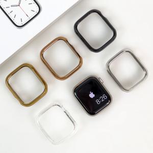애플워치 유광 하드 프레임 베젤링 보호 케이스 범퍼 커버