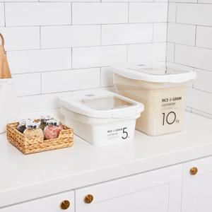쌀통-라이스키퍼 10kg+계량스푼+제습제 4colors