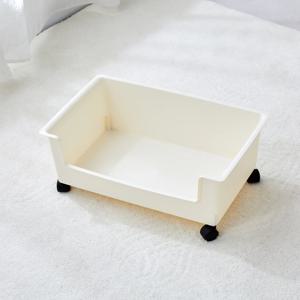 ON 이동이 편한 롤링 보조수납함 47.3x27.5x17cm 크림