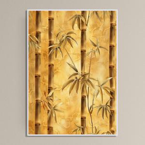 황금대숲 그림 알루미늄액자 대나무 성실 승진 사무실 서재 풍수거실 카페 벽 인테리어 액자