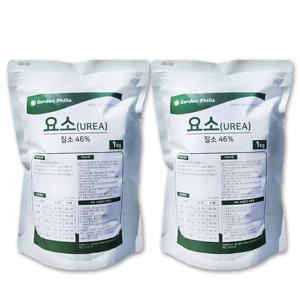 가든필리아 요소비료 1kg 2봉 모든 식물용 요소 질소질46% 텃밭용 요소 비료