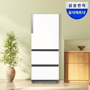 체감 105만대 삼성 비스포크 김치냉장고 RQ33DG71J2EW 3도어 김치플러스 스탠드