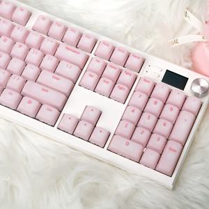 반투명 실리콘 젤리 키캡 핑크 cherry 체리 한무무 독거미 앱코 기계식키보드 커스텀