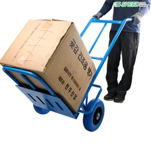 2단 핸드카 발포바퀴 10인치 완제품 구르마 이륜차 카트