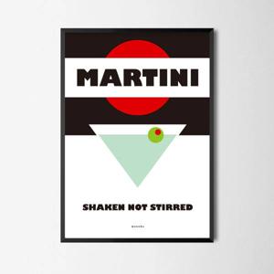 마티니 M 인테리어 포스터 식당 칵테일 바