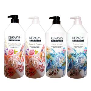 케라시스 퍼퓸 스위트/ 프레쉬 샴푸린스 1L x 3개