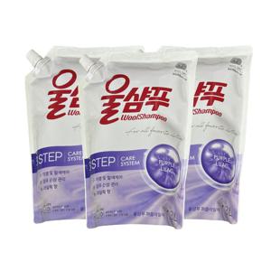 울샴푸 퍼플 라일락 리필 1.3L x 3개