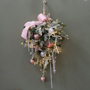 크리스마스 벽장식 트리 빛나는 꿈의 벽걸이 소품 데코 풀세트