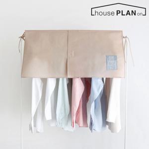 유니크 하프 행거커버 90x50cm 먼지차단 옷정리 옷커버 드레스룸커버 덮개 가리개