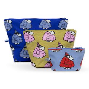고 파우치 3size 세트 Puffer Snoopy
