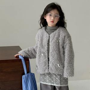 리본 뽀글이 자켓 R12813
