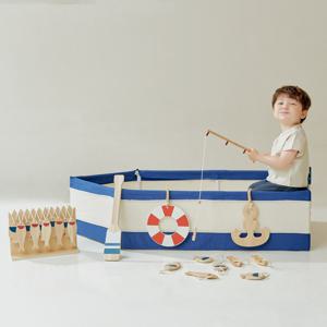 리퍼브 보트 원목 낚시놀이