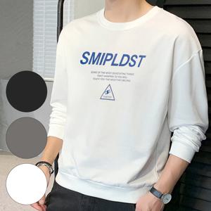 맨투맨티셔츠 오버핏 스웨트셔츠 남성 긴팔티