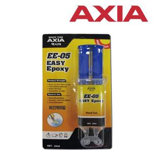 AXIA 엑시아 고강도 5분 접착제 이액형 주사기형 EE-05 25ml
