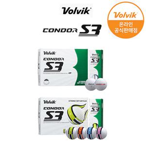 콘도르 S3 골프공 골프볼 우레탄 화이트 12구