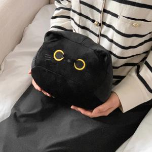 귀여운 말랑말랑 모찌 깜냥이 고양이 애착 낮잠인형