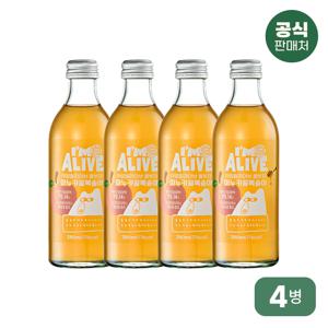 아임얼라이브 콤부차 마누카꿀 복숭아 250mlx4병