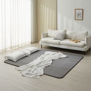 EMF 탄소매트 라지킹 전기매트 분리난방 캠핑 전기장판 멜란지그레이 180x200