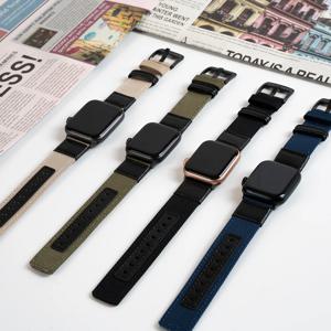 애플워치 프리미엄 나토 가죽 레더 스트랩 스포츠 밴드 루프