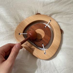 [리퍼] 우드 원목 장난감 두드리기 나무 악기 드럼 - 북