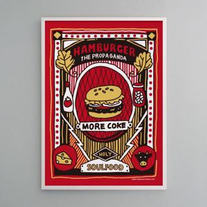 햄버거 더 프로파간다 M 인테리어 포스터 식당 수제버거