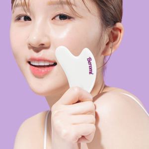 괄사 마사지 얼굴 세라믹 하트 림프순환 도자기 마사지기