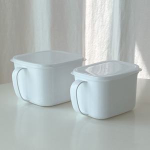화이트 파우더통 캐니스터 양념통 - 800ml