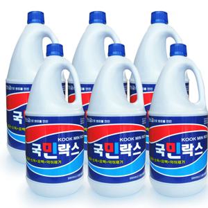 국민락스 1BOX(2Lx6ea) 싱크대 욕실 청소엔 필수~!