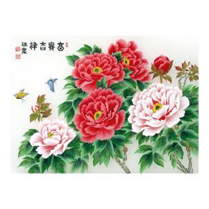 부귀길상 DIY 보석십자수 캔버스 40x50cm
