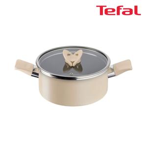 팬&냄비 인덕션 블라썸 베이지 양수냄비 20cm