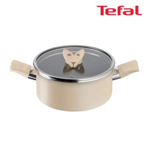 팬&냄비 인덕션 블라썸 베이지 양수냄비 24cm