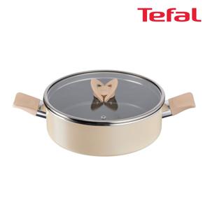팬&냄비 인덕션 블라썸 베이지 전골냄비 24cm