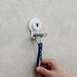 무타공 원터치 설치 컴팩트 스텐 면도기 걸이 거치대