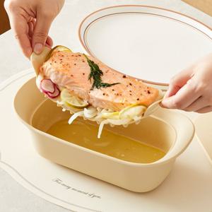 전자레인지 실리콘 촉촉 생선 찜기