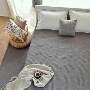 시엔느 모던 퀼팅 사계절 순면 워싱 스프레드 2size 3colors