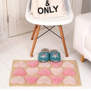 하트 발매트 신혼부부 인테리어 욕실발판