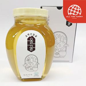 영주 산지직송 소백산올꿀 100% 천연 아카시아벌꿀 2.4kg
